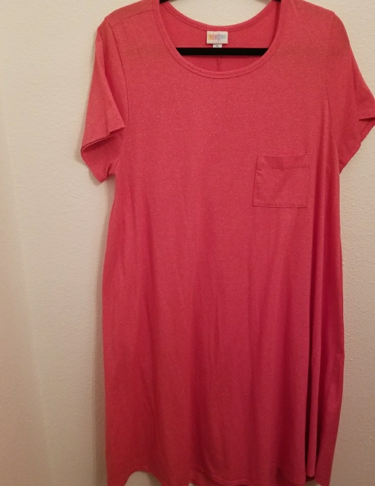 Lularoe Carly high low dress with pocket